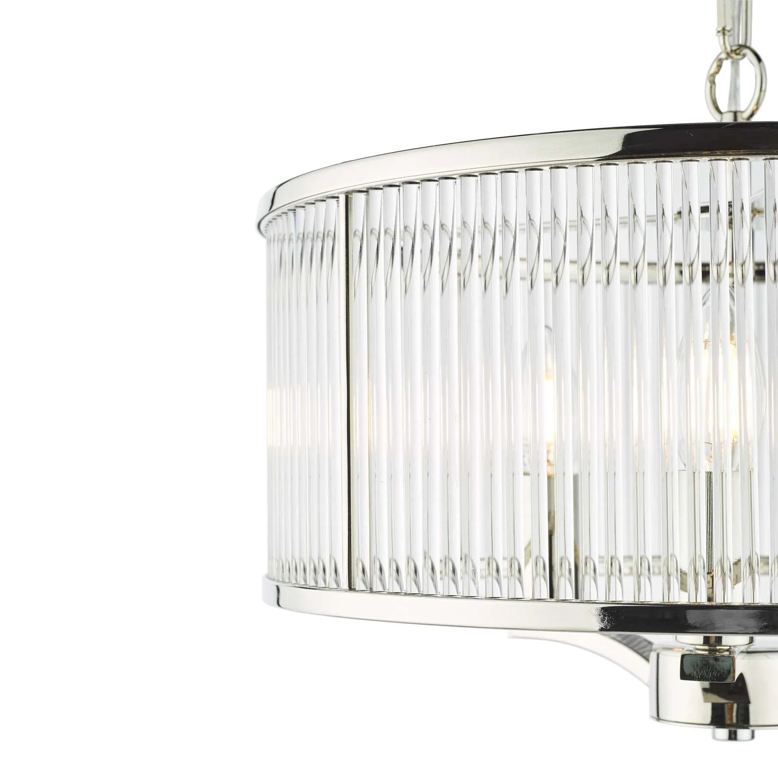Evelyn 3 Light Pendant Antique Bronze / Polished Nickel - Image 11