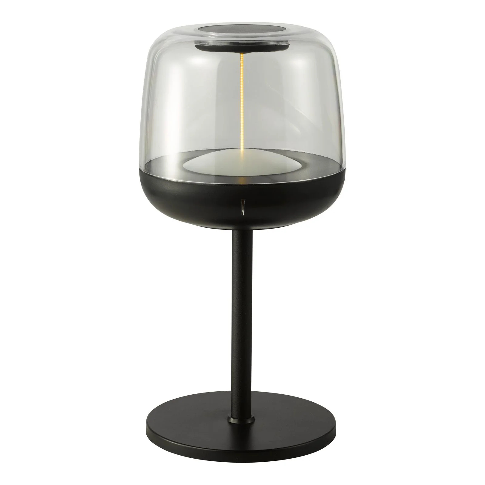 Ezera Rechargeable IP44 LED Outdoor Table Lamp- Black Finish