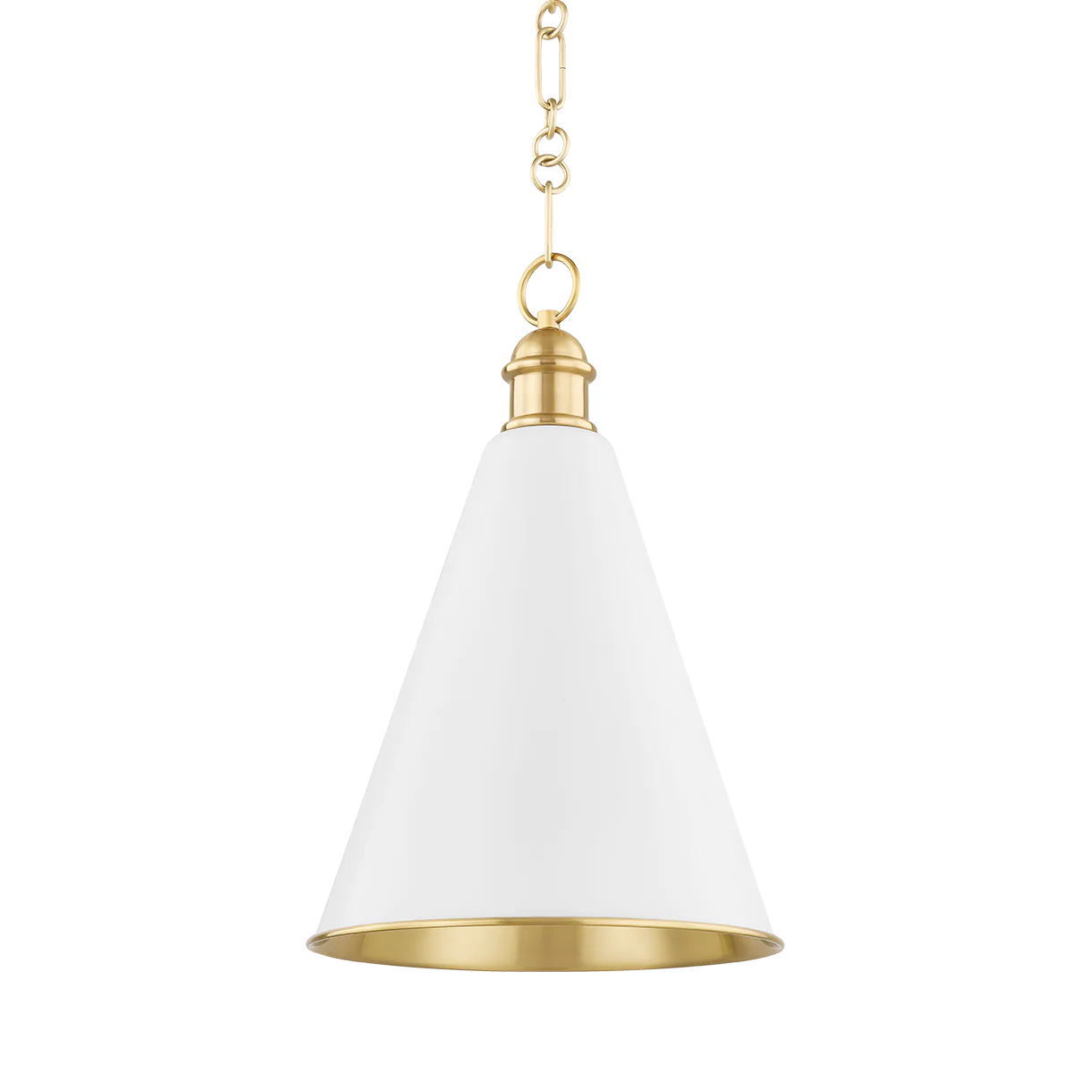 Fenimore 1Lt Pendant - White/Soft Blue