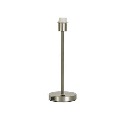 Finn USB Table Lamp Base - Satin Nickel