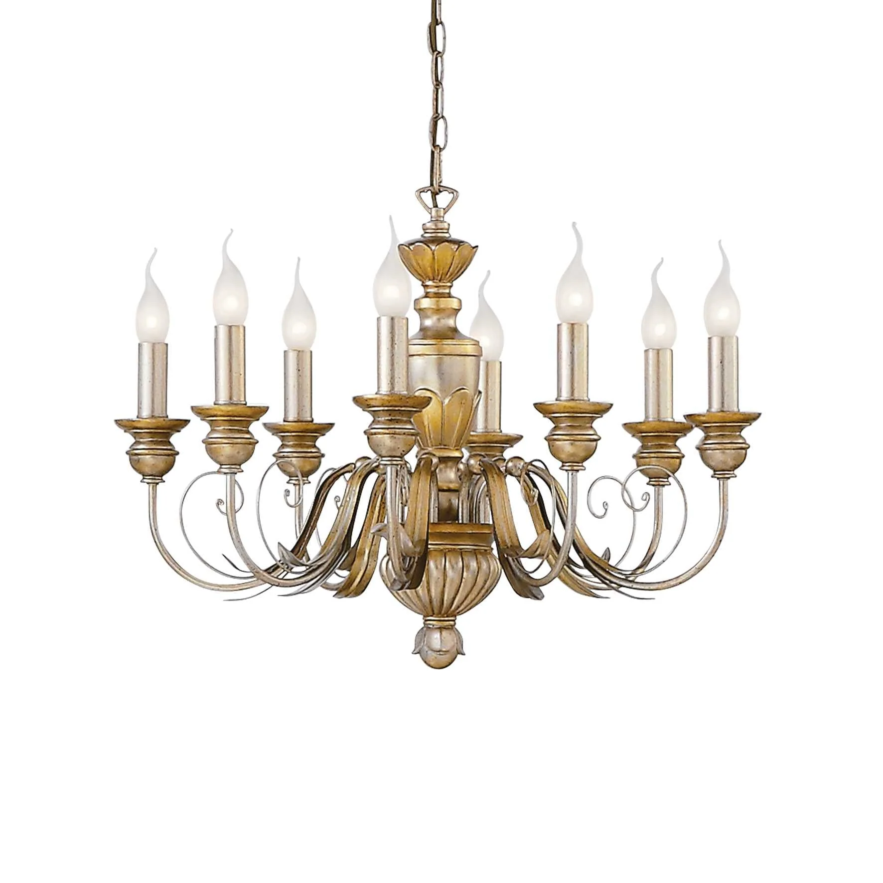 Firenze Centre Ceiling Light 8Lt Gold Finish- Promotional Offer