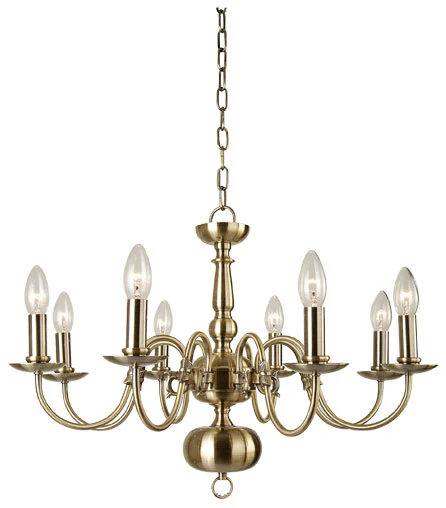 Flemish 8/12/18Lt Centre Ceiling Light