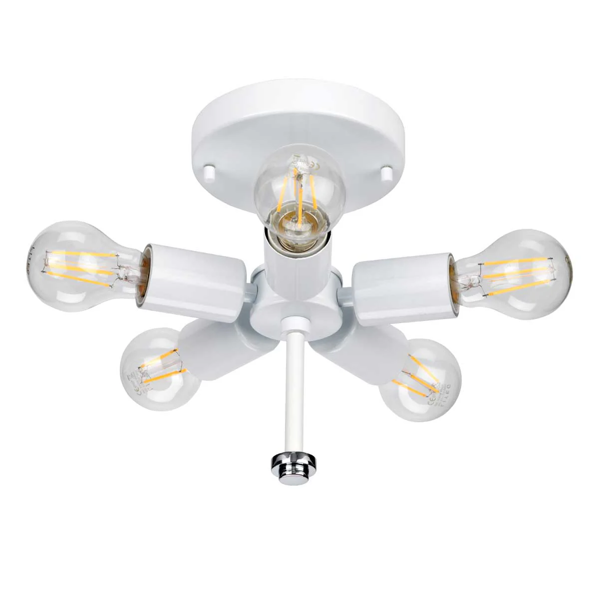 Fletcher Flush - In Various Sizes & Finishes Ivory Shade - Image 39