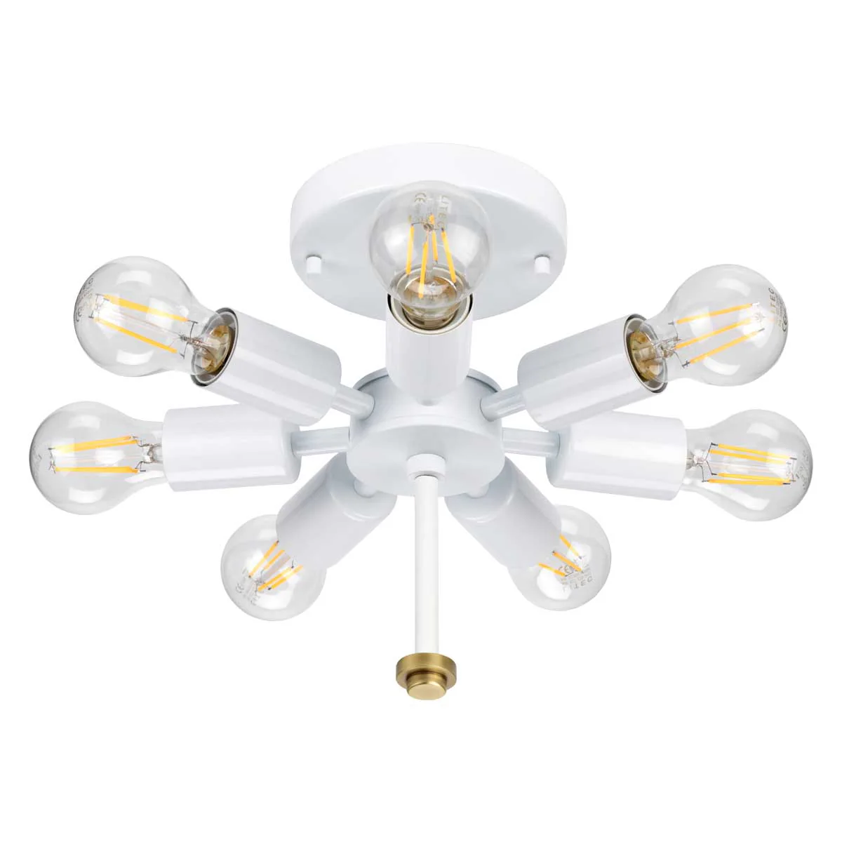 Fletcher Flush - In Various Sizes & Finishes Ivory Shade - Image 54