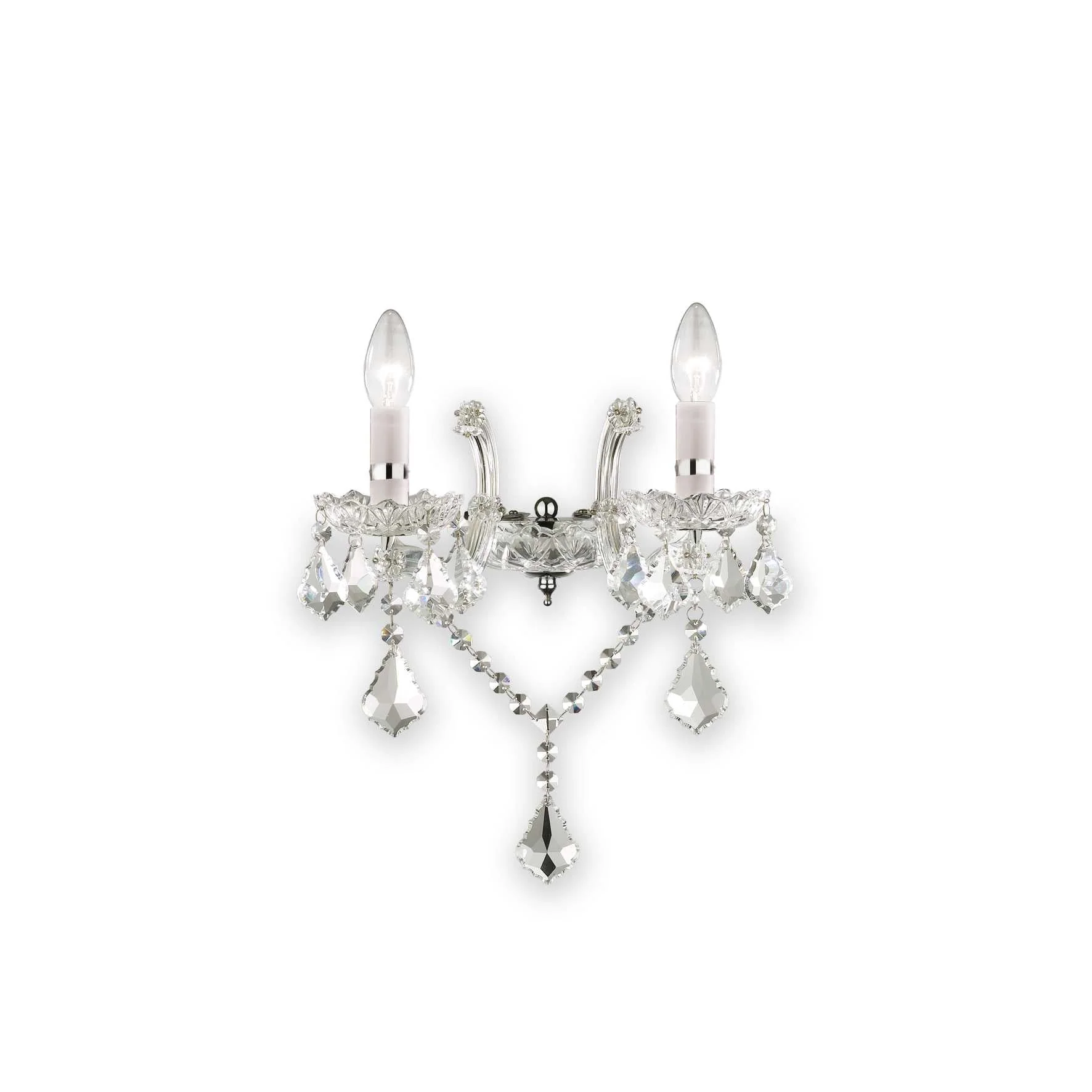Florian Wall Light - Chrome/Gold Finish