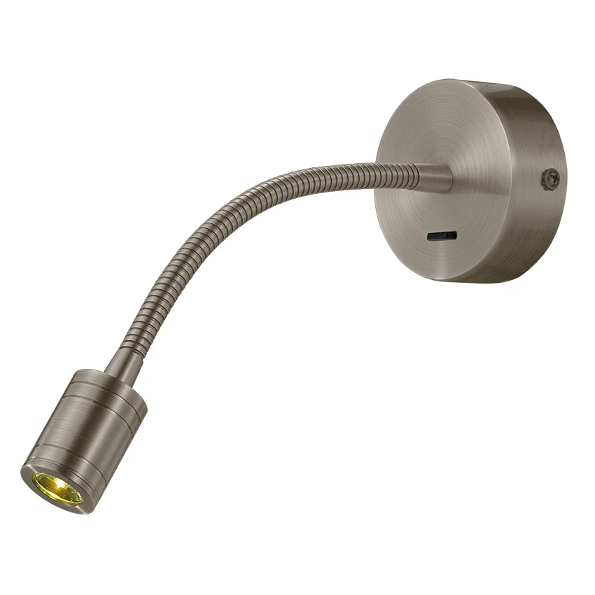 Focus Flexi LED Arm Reading Spot Light- Various Finishes - Image 2