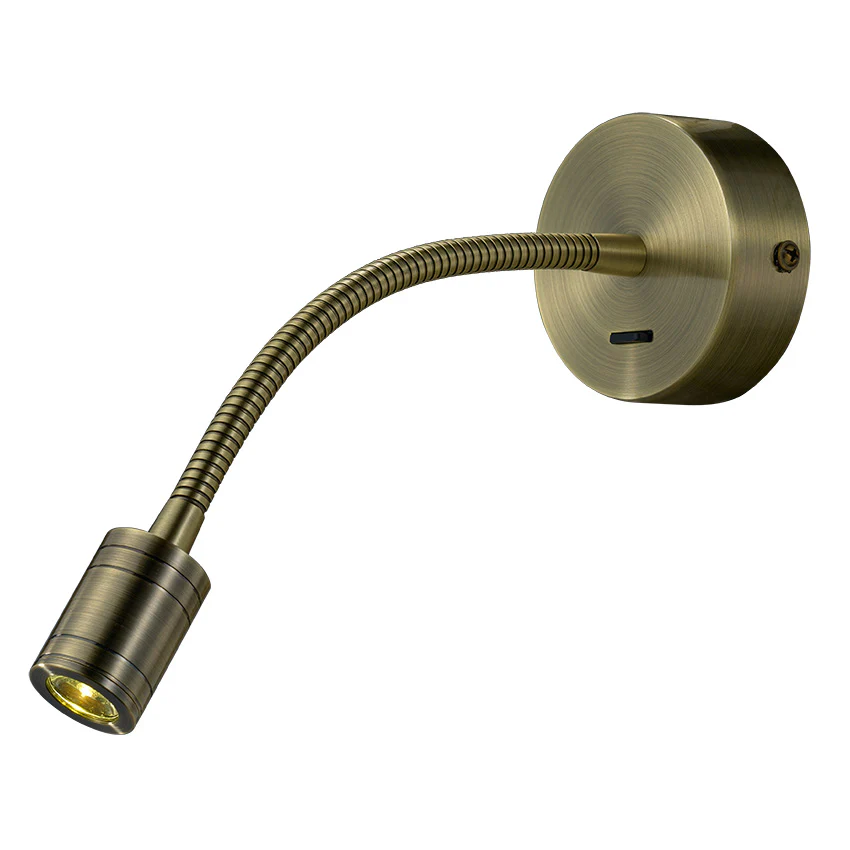 Focus Flexi LED Arm Reading Spot Light- Various Finishes - Image 3