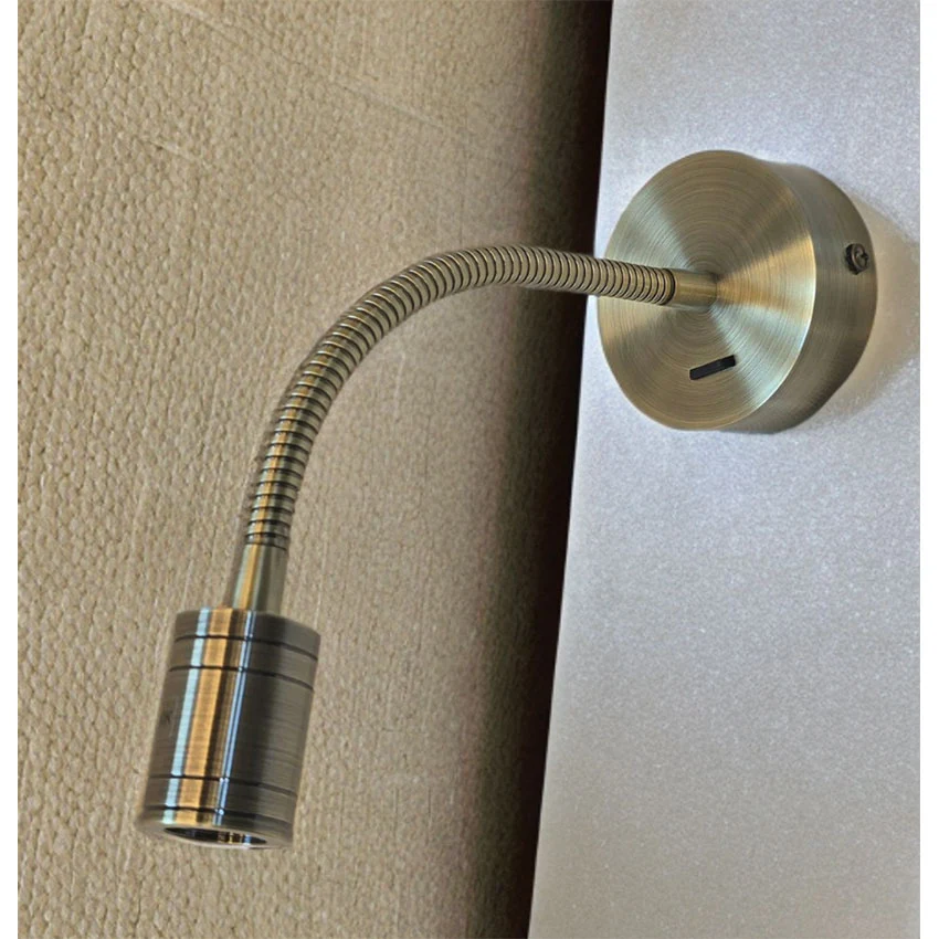 Focus Flexi LED Arm Reading Spot Light- Various Finishes - Image 4
