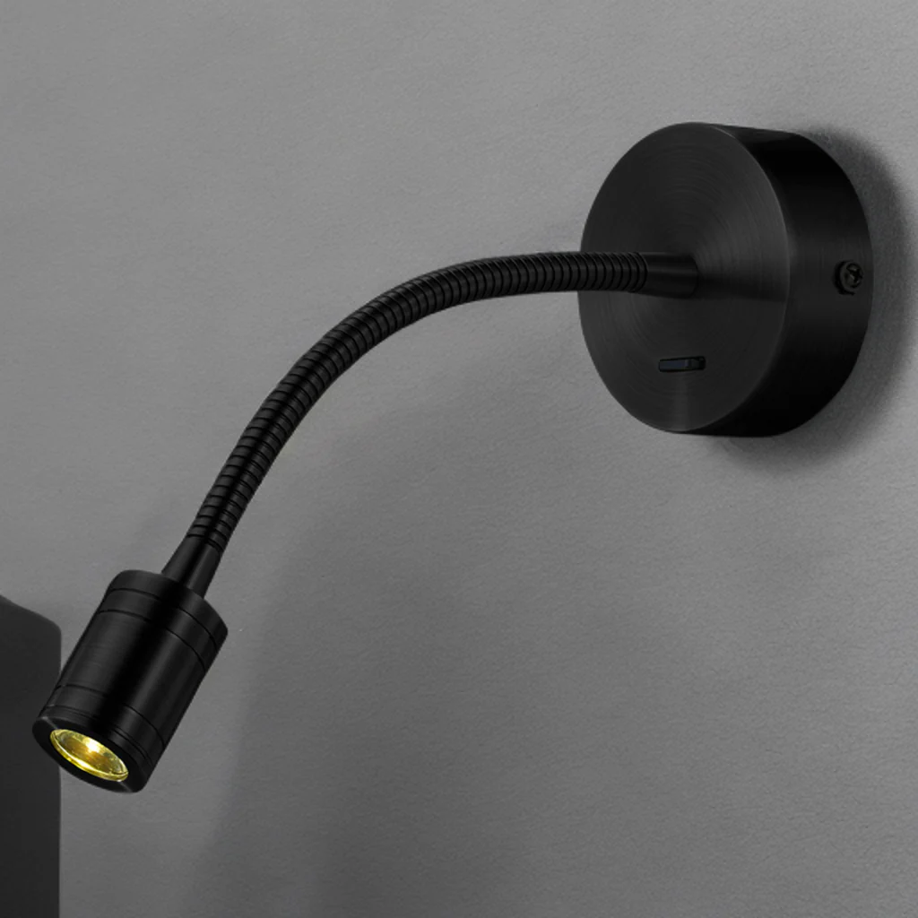 Focus Flexi LED Arm Reading Spot Light- Various Finishes - Image 6