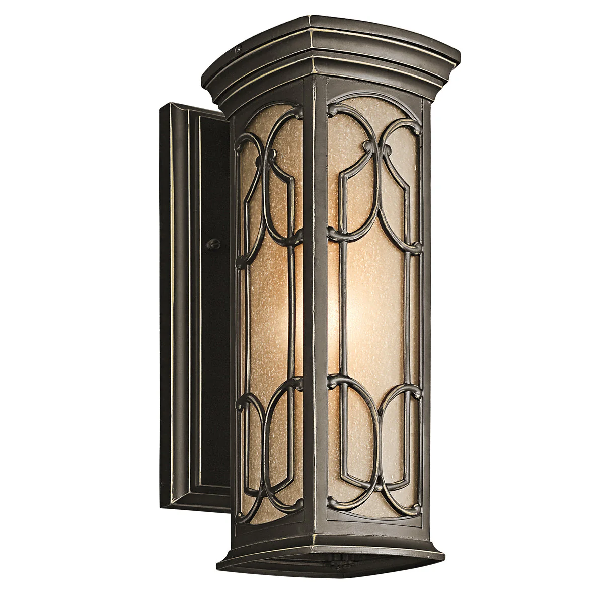Franceasi Small/Medium Wall Lantern - Olde Bronze Finish