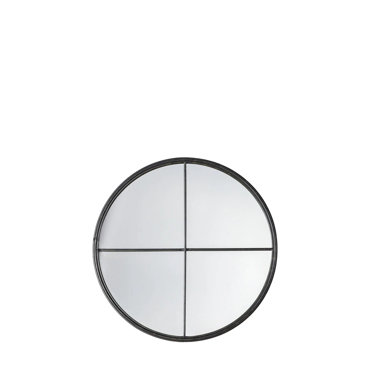 Frida Round Mirror Black