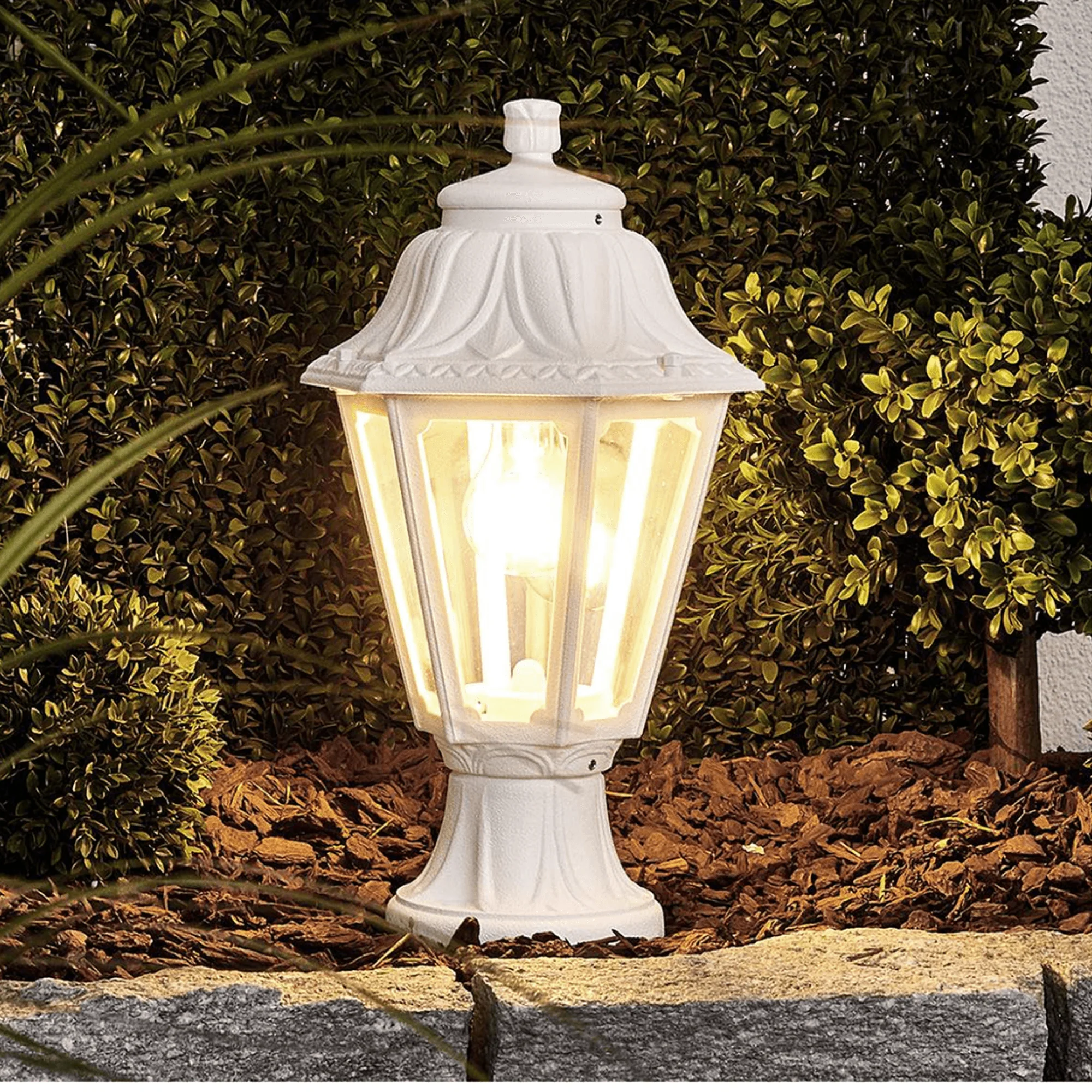 Mikrolot/Anna White Clear E27 Post Top Light - Image 2