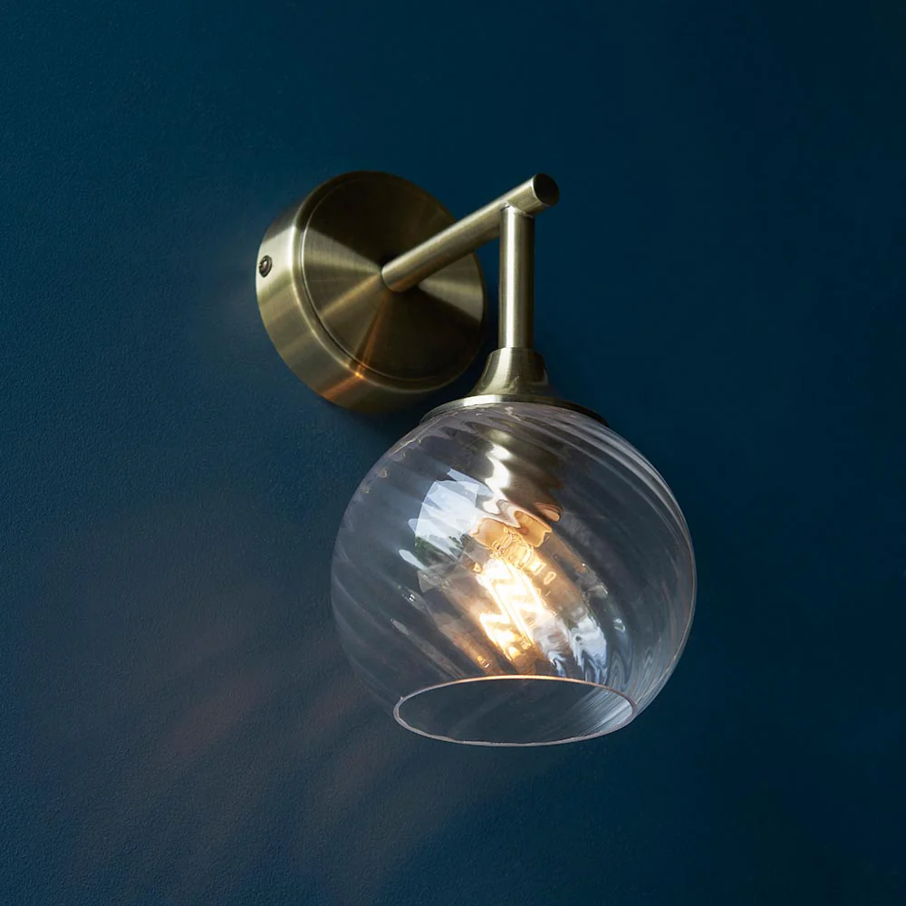 Furze Wall Light - Antique Brass/Bright Nickel - Image 4