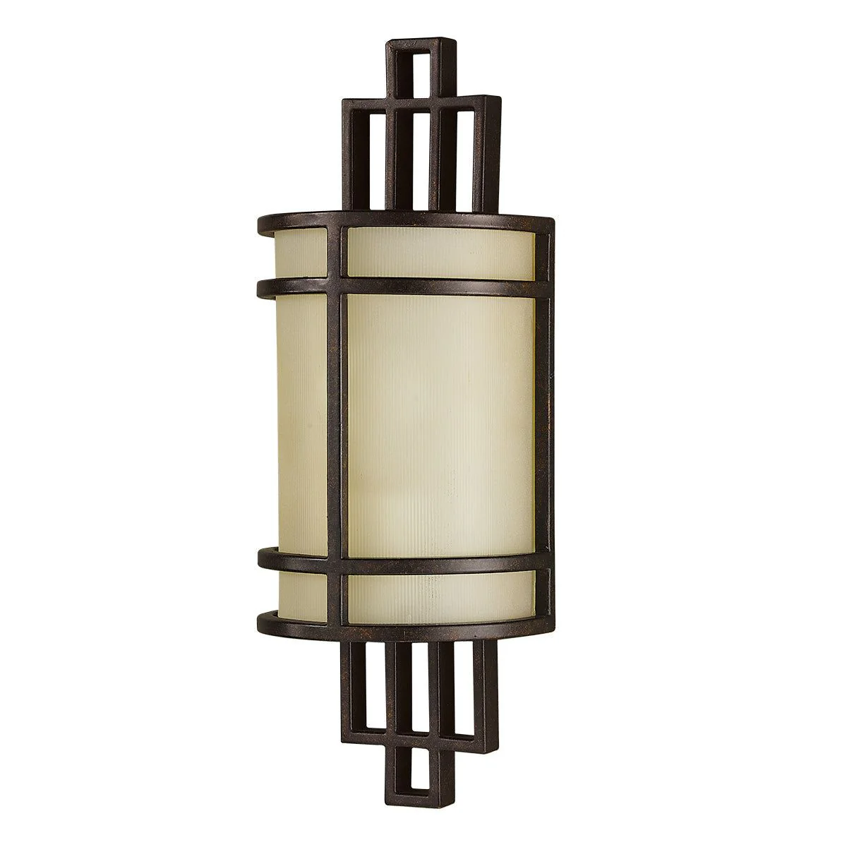 Fusion 1/2Lt Wall Light - Grecian Bronze Finish