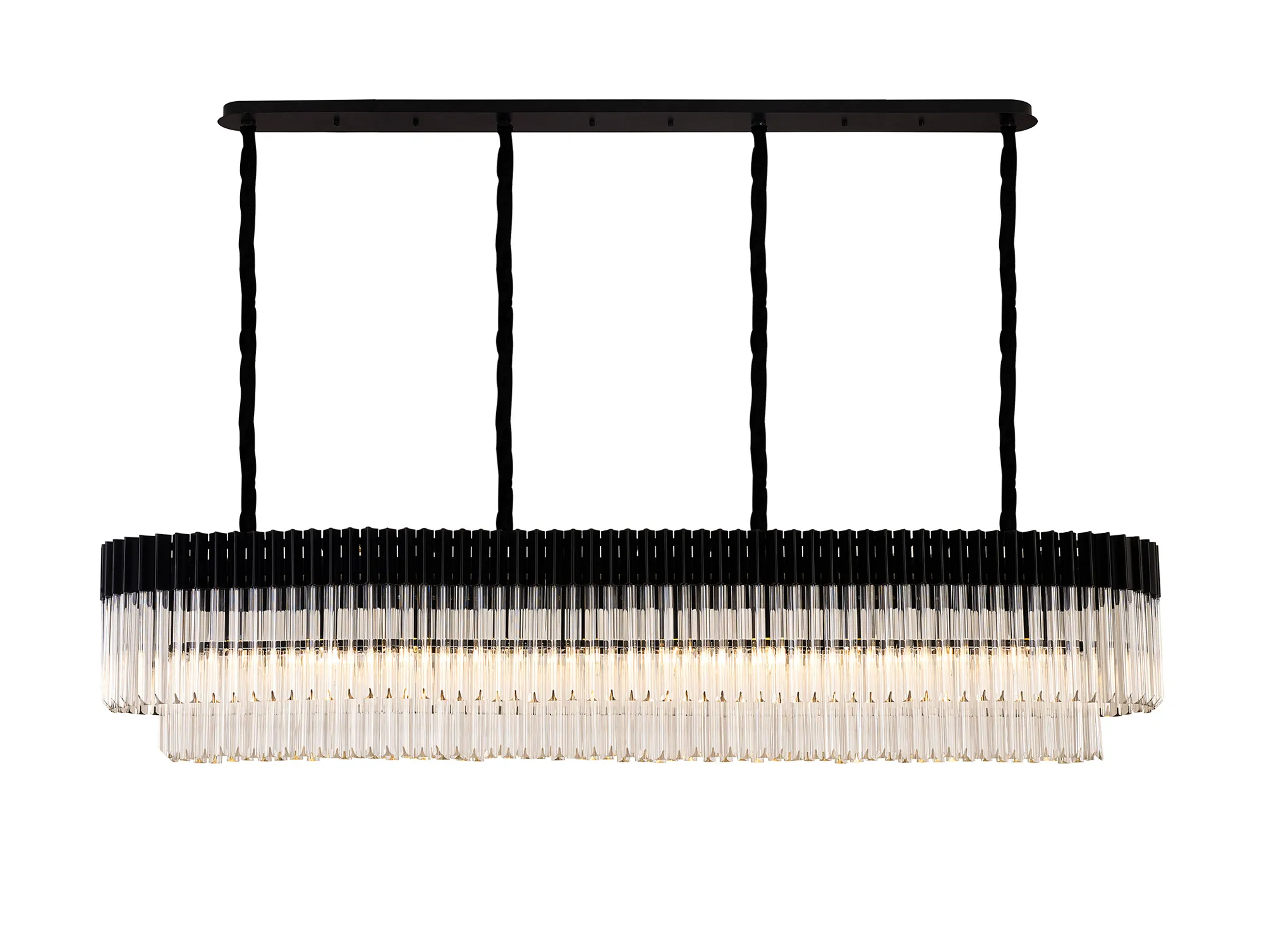 Georgia Linear Pendant, 9/10/ 13/16 Light - Matt Black/Brass/Polished Nickel - Image 28