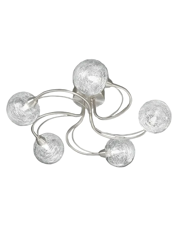 Geox 3/5Lt Flush Light - Satin Nickel/Bronze Finish - Image 3