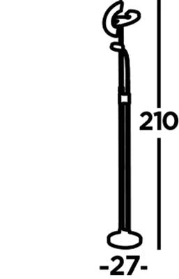 Gio Floor Lamp - Black & Satin Brass Metal/Satin Nickel & Chrome Metal Integrated LED - Image 4