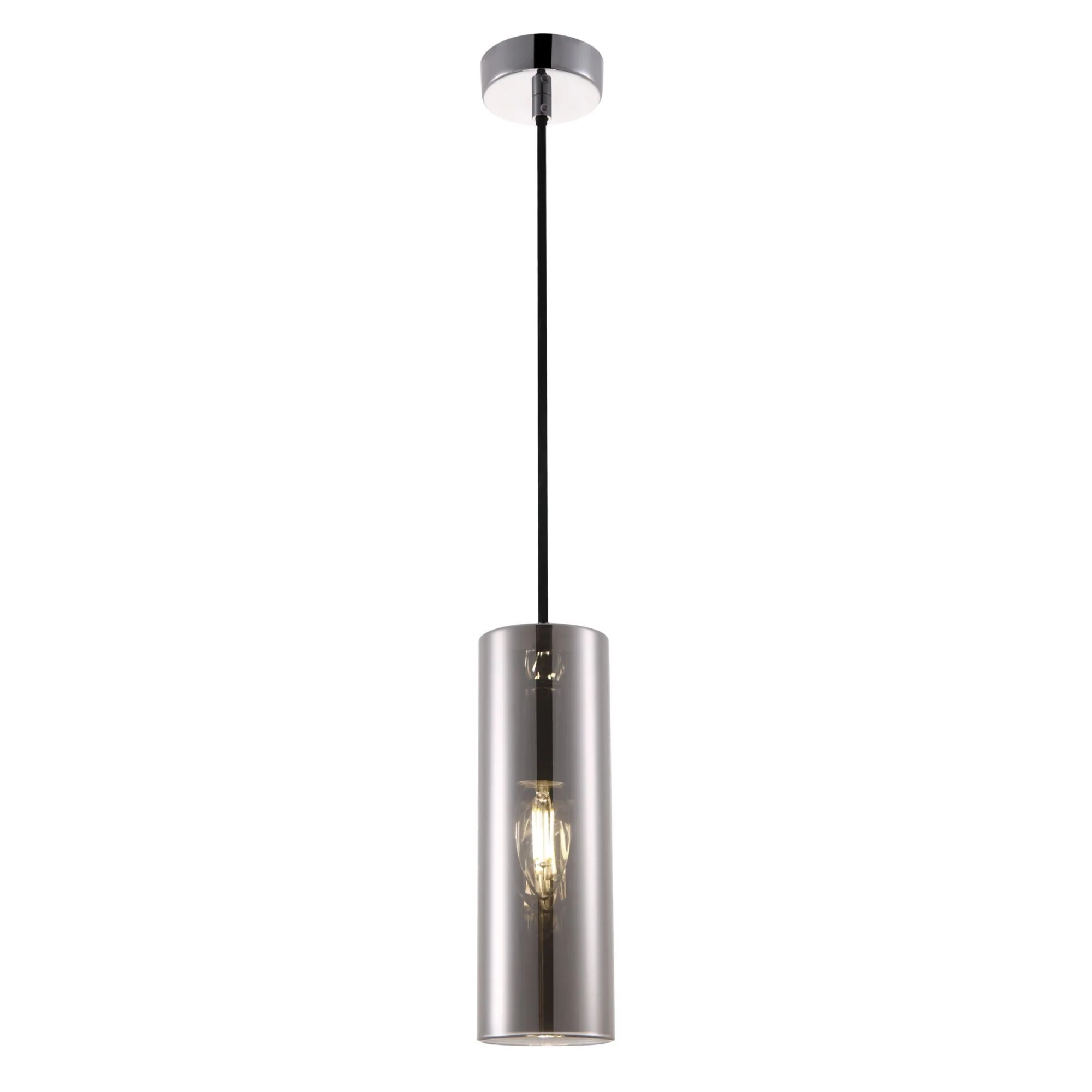 Gioia Single Light Pendant Light - Gold/Chrome Finish