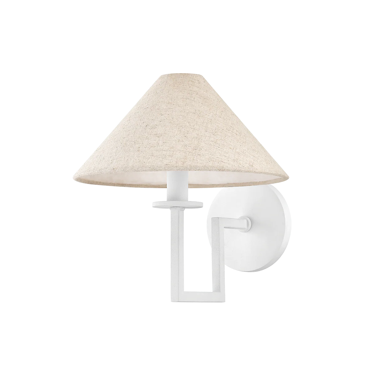 Gladwyne 1Lt Wall Sconce - Textured White