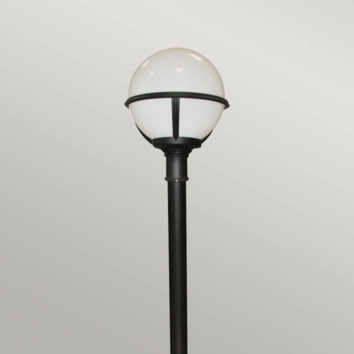 Glenbeigh 1 Light  Pillar Lantern - Black IP44 E27 - Image 3