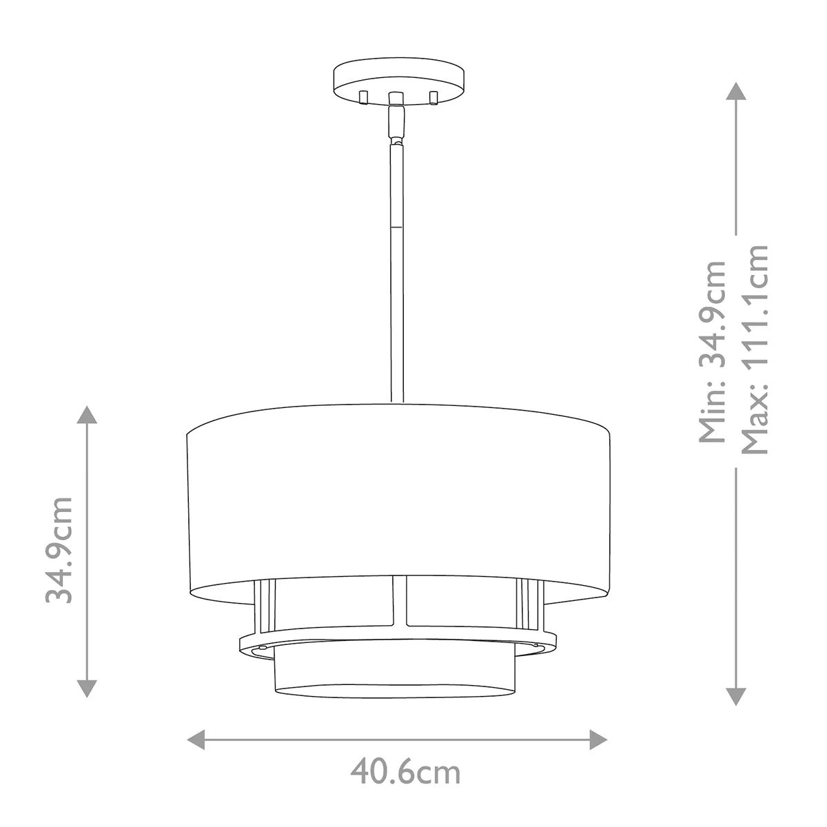 Graham 3/4Lt Semi-Flush Duo Mount In Various Finish - Image 11