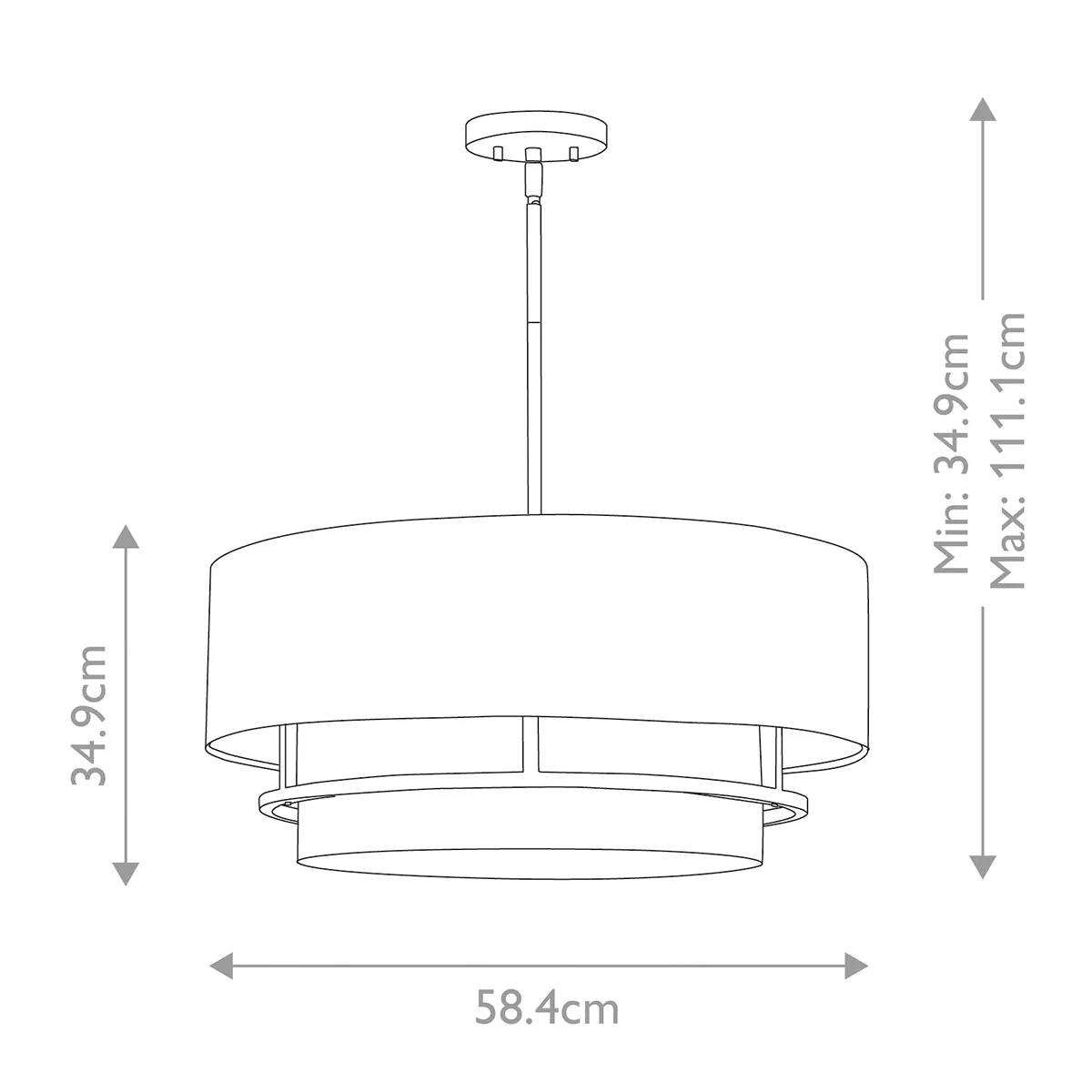 Graham 3/4Lt Semi-Flush Duo Mount In Various Finish - Image 31
