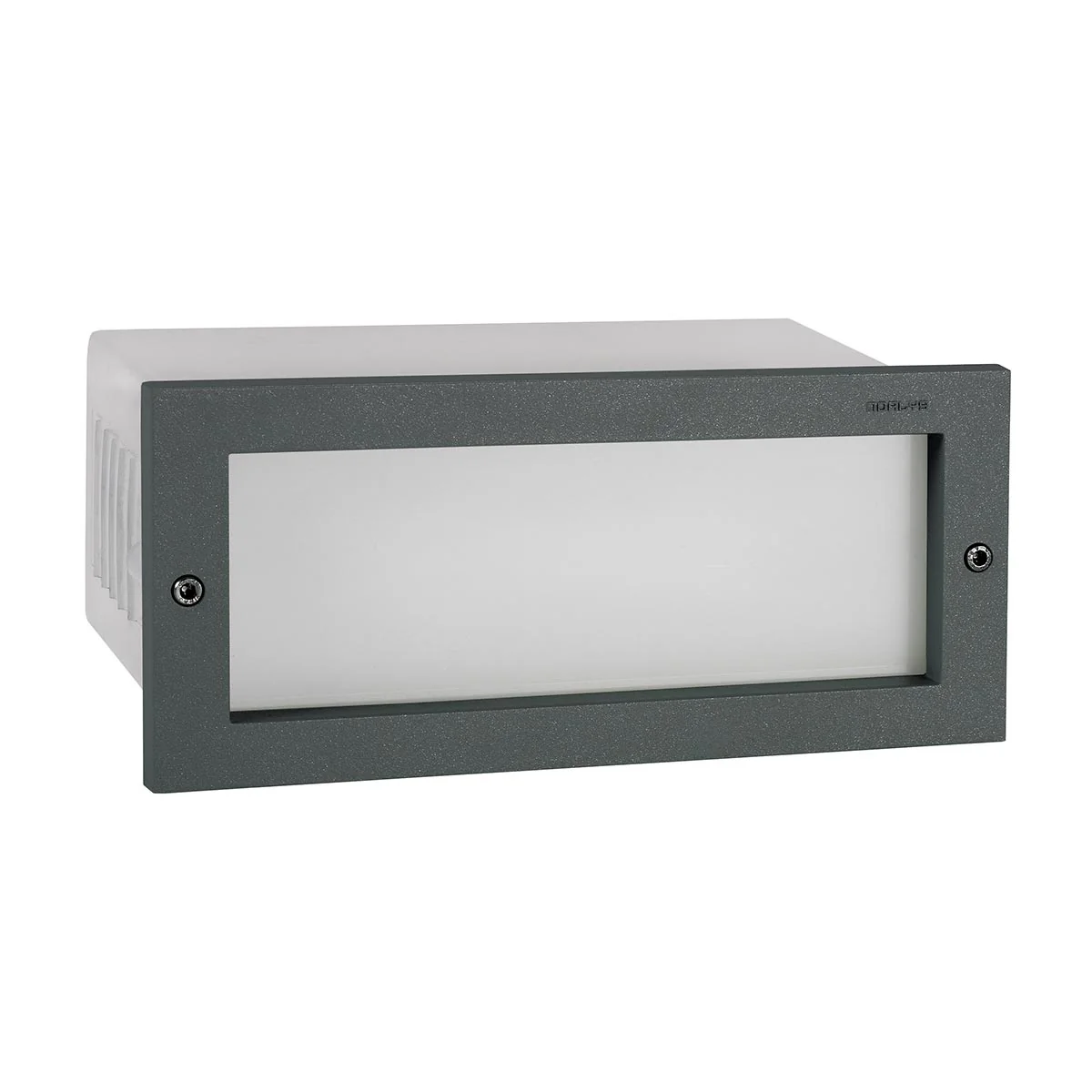 Grimstad LED Recessed Grill/Plane Wall Light - Graphite Finish