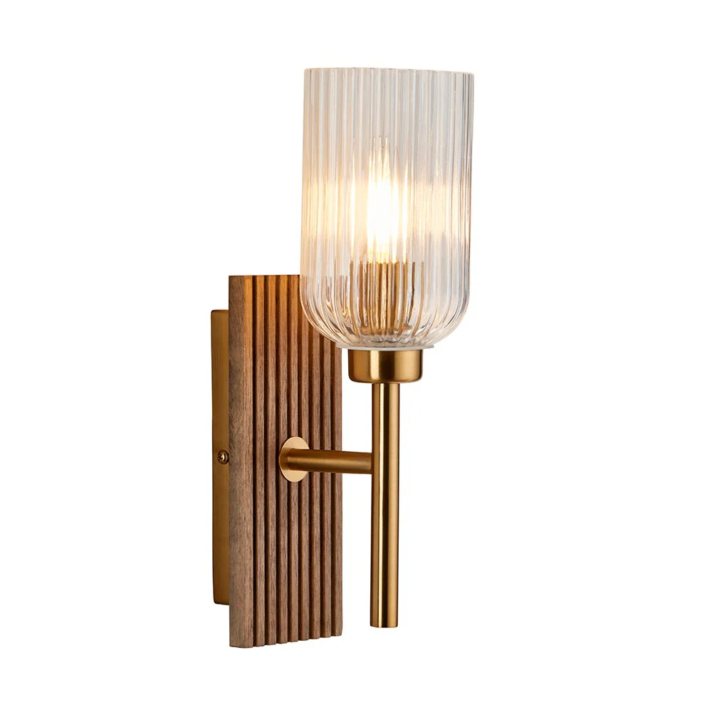 Savon Wall Light - Vintage Brass finish