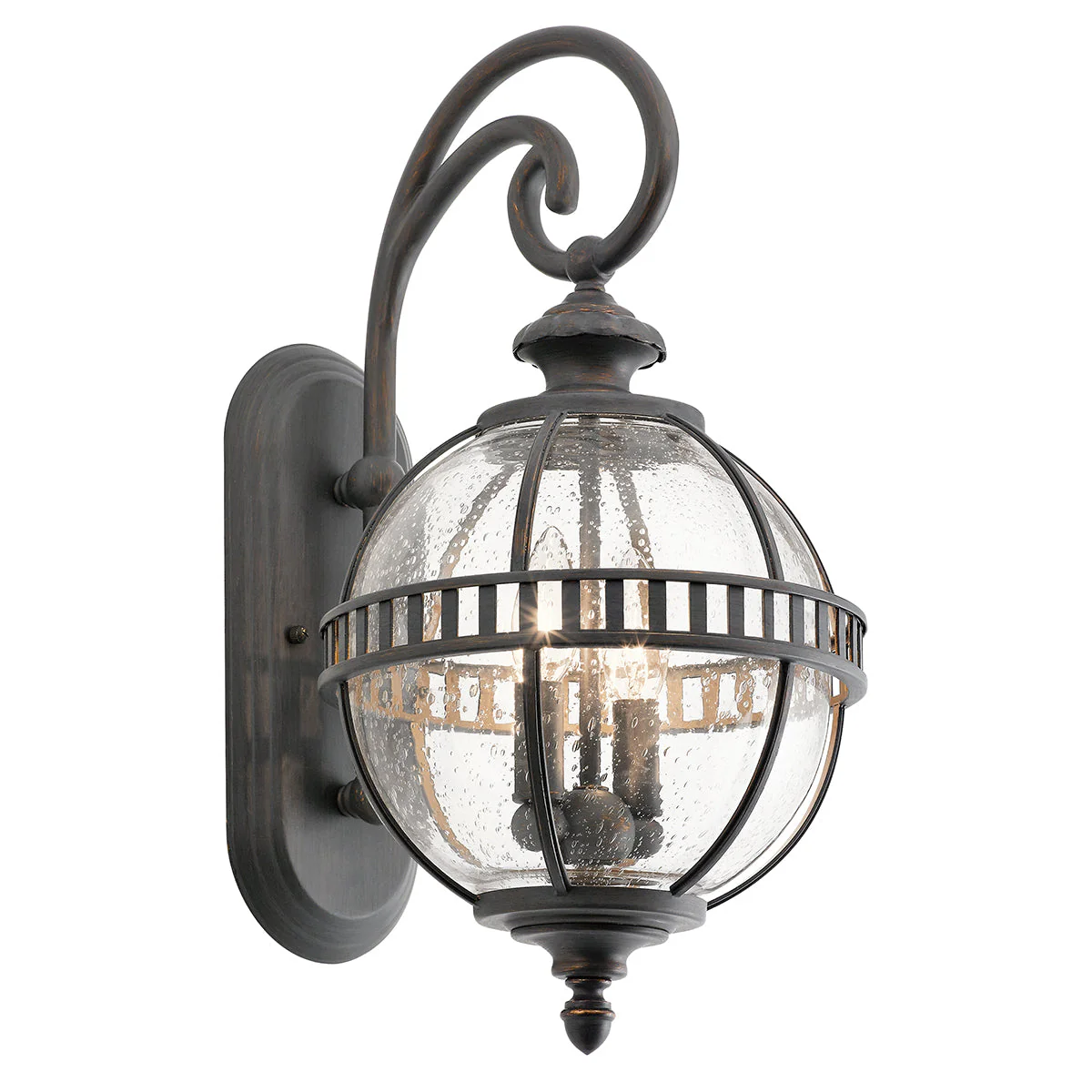 Halleron Small/Medium Wall Lantern - Londonderry/Burnished Bronze Finish