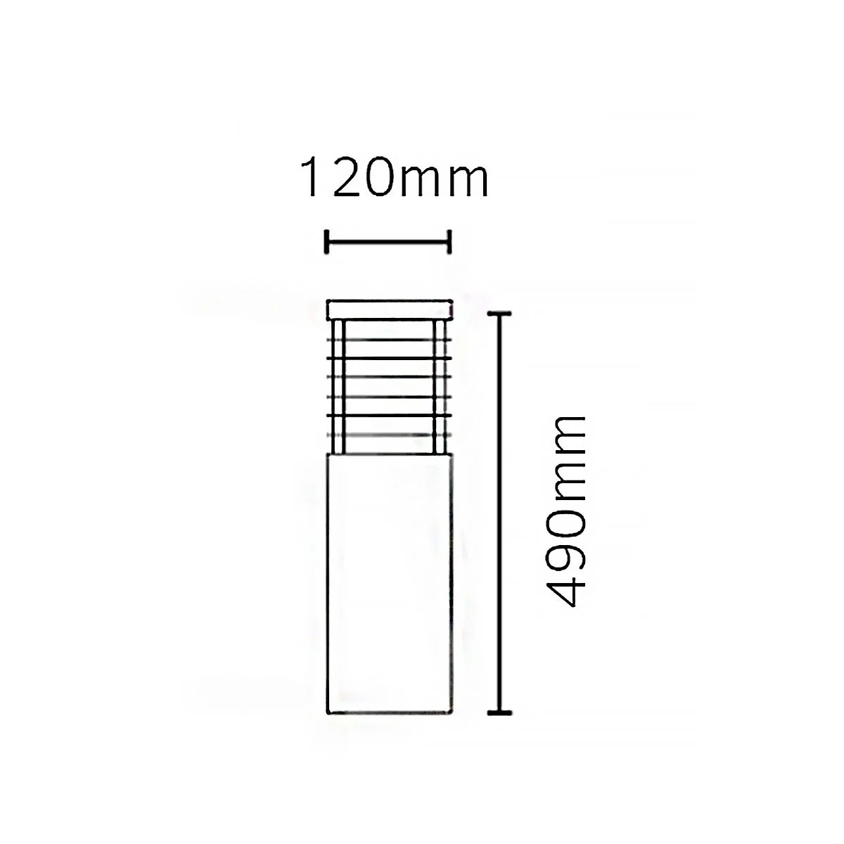 Halmstad Bollard Various Size & Finish E27  IP65 - Image 34