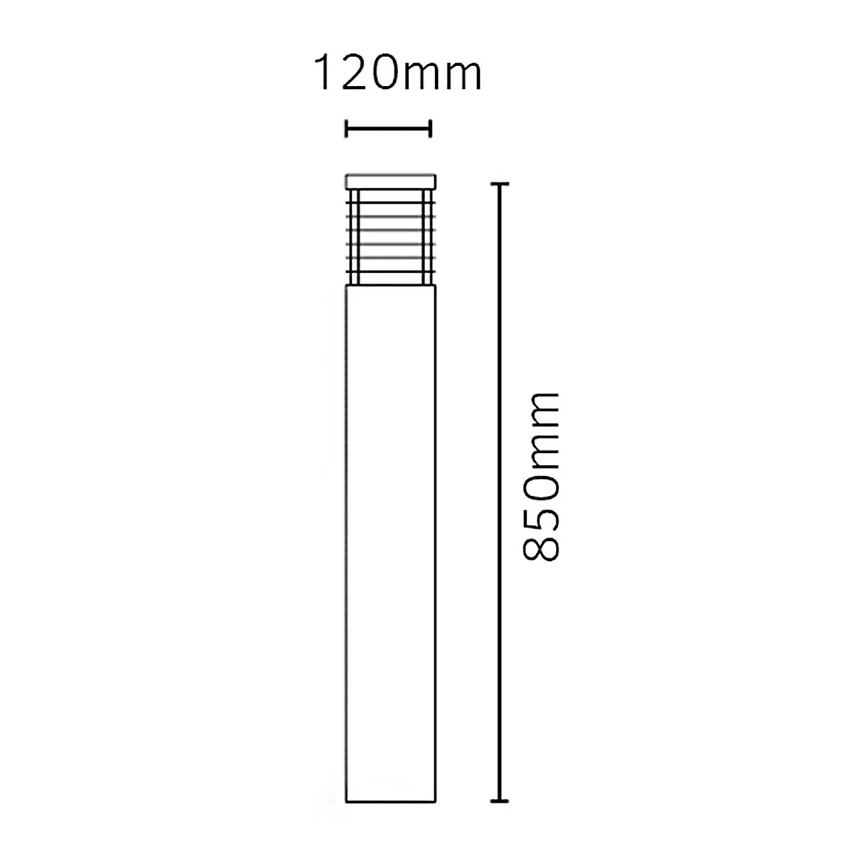 Halmstad Bollard Various Size & Finish E27  IP65 - Image 42