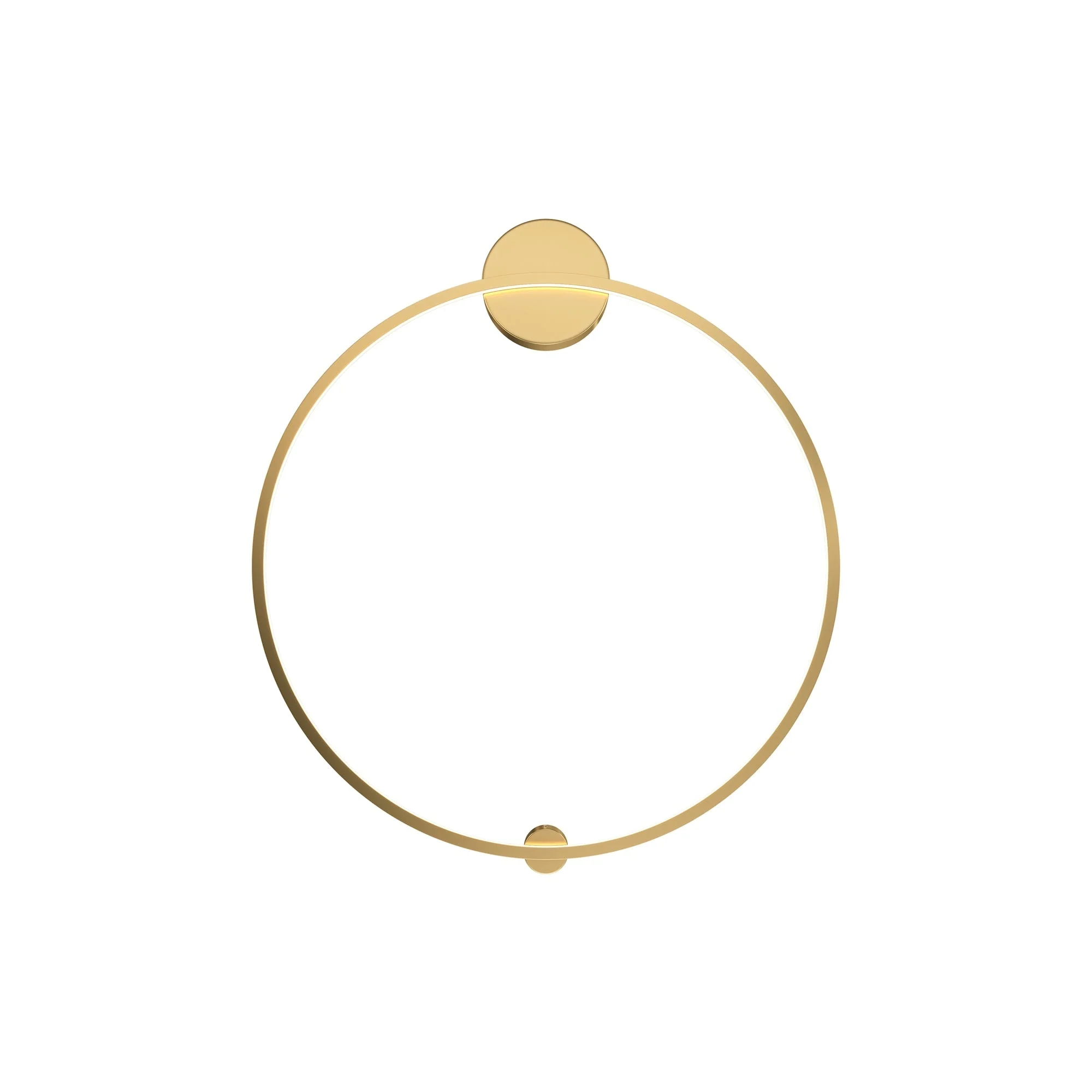 Halo  Led Wall Light Brass Finish