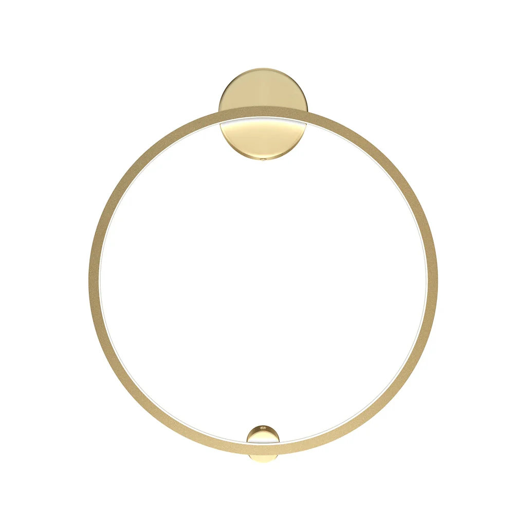 Halo  Led Wall Light Brass Finish - Image 3