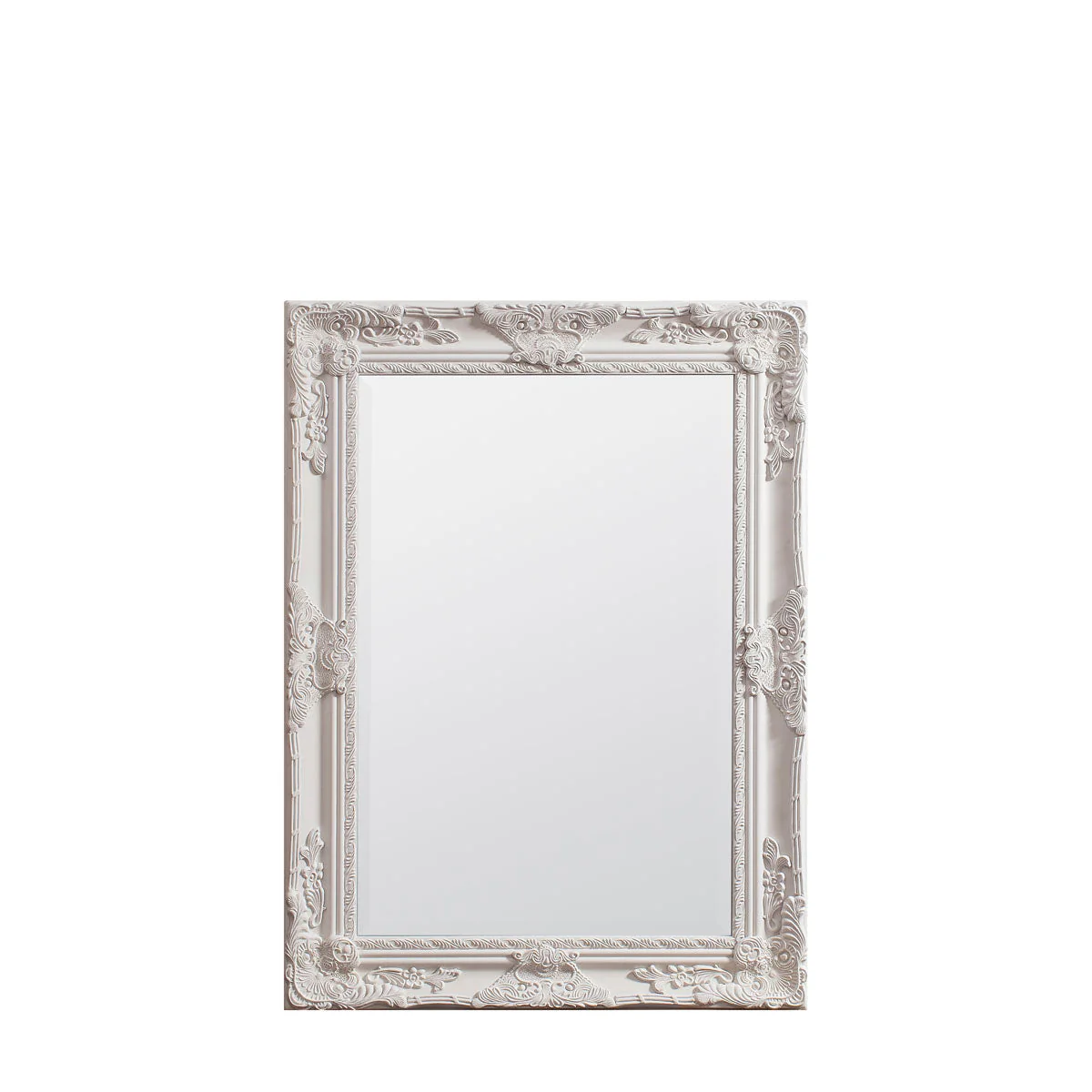 Hampshire Rectangle Mirror Cream W840 x D35 x H1145mm