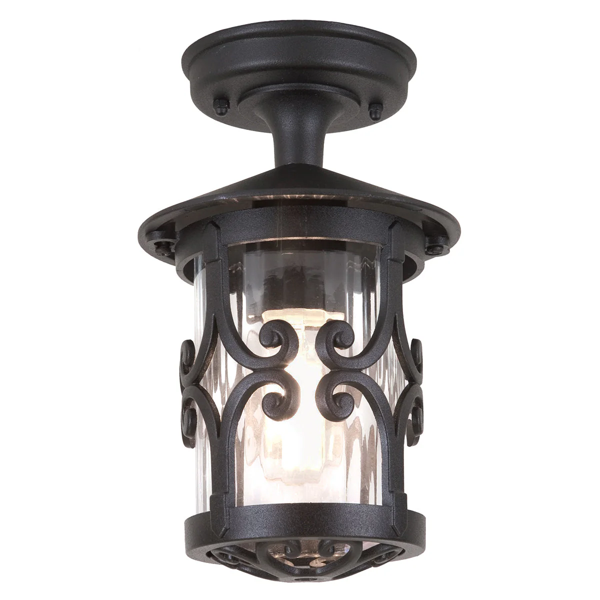 Hereford Porch Lantern – Black Finish