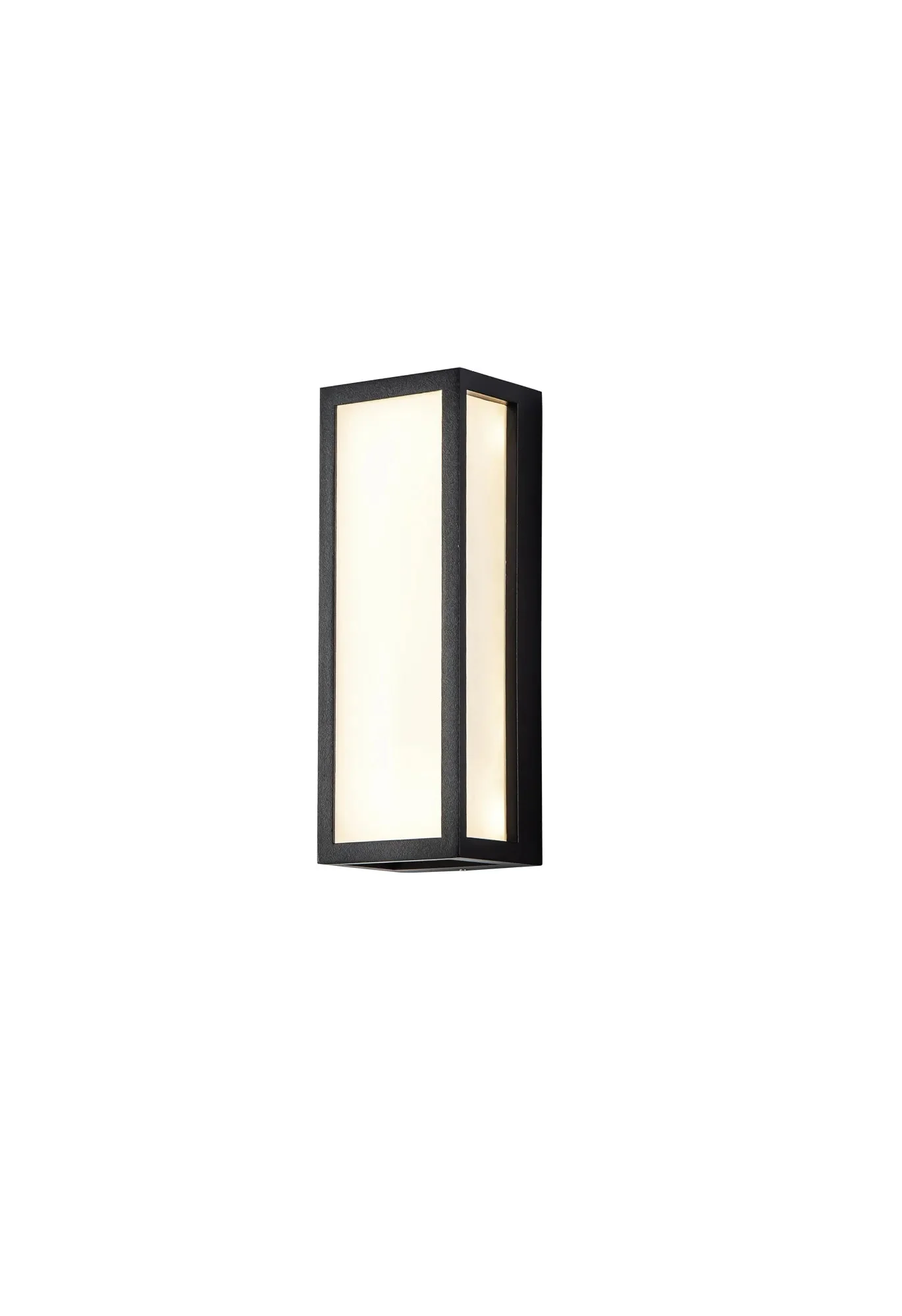 Heuston Flush 1/2 Lt Wall Lamp IP65 - Clear/Frosted - Image 2