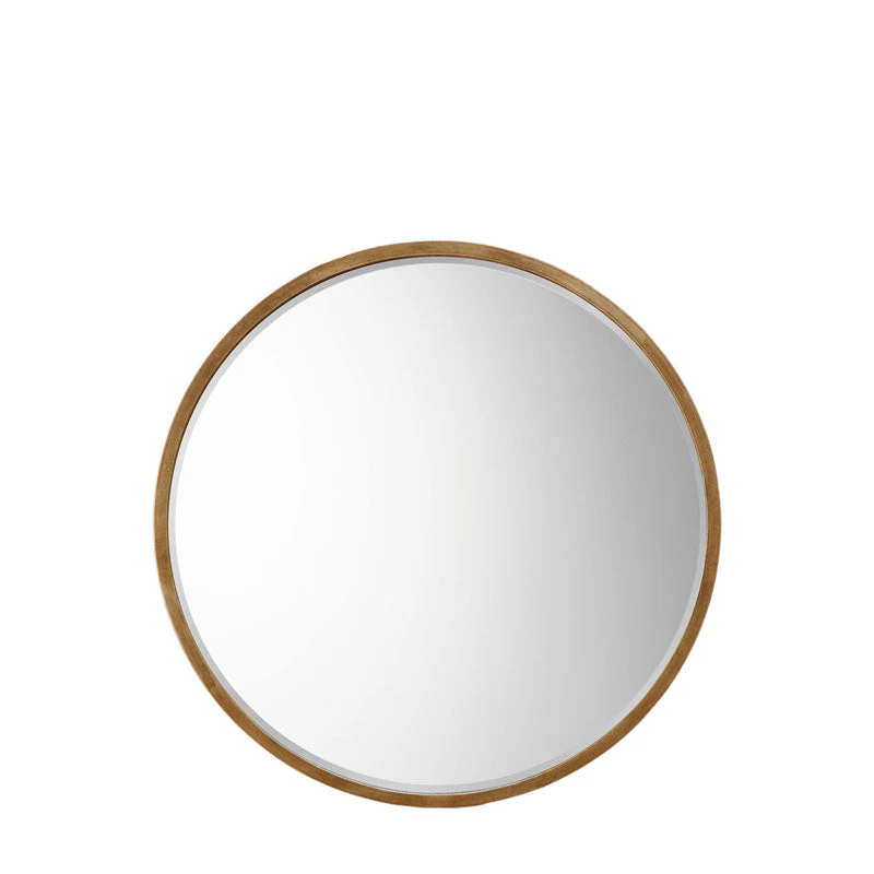 Higgins Round Mirror Antique Gold W800 x D20 x H800mm