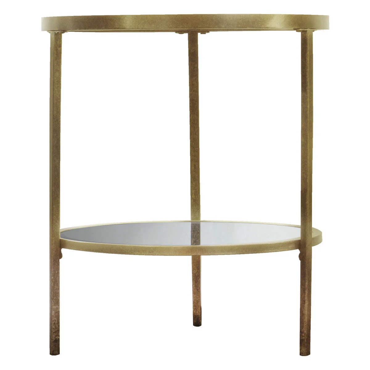 Hudson Side Table Champagne/ Aged Bronze