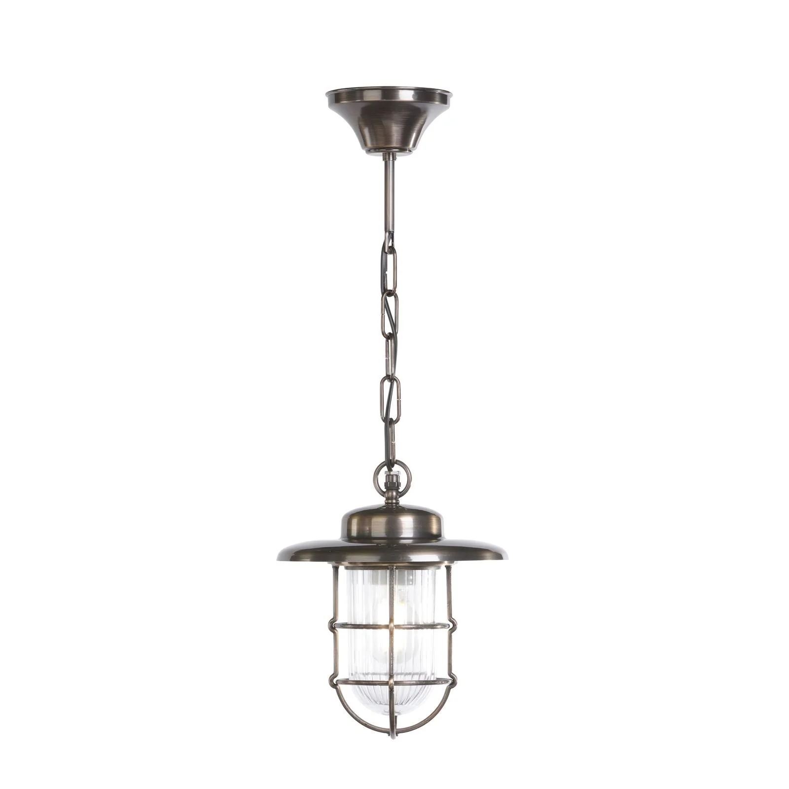 Humber Outdoor Pendant  IP44- Antique Brass/ Natural Brass