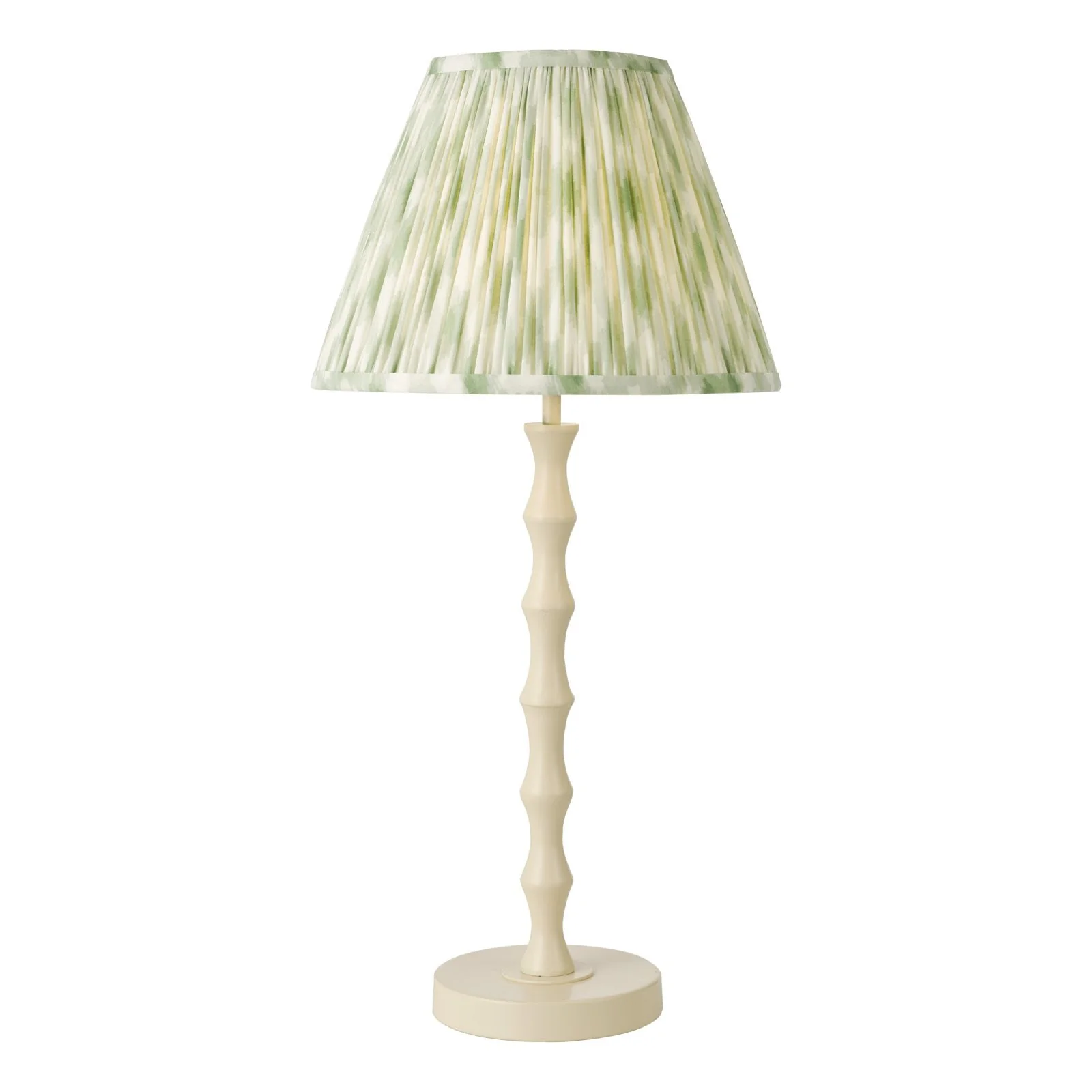 Ikat Green/ Taupe Cotton Empire Shade- Various Sizes - Image 12