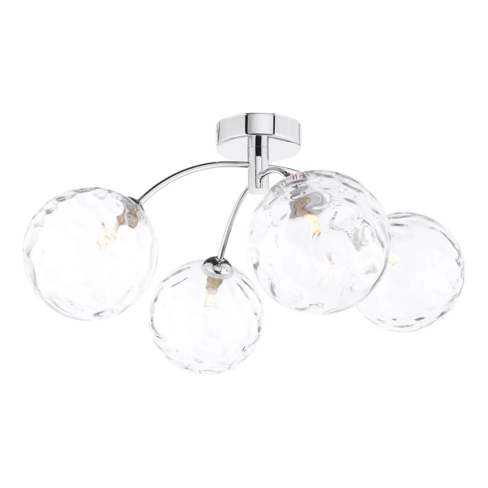 Izzy 4/6Lt Semi Flush Ceiling Light - Various Finishes