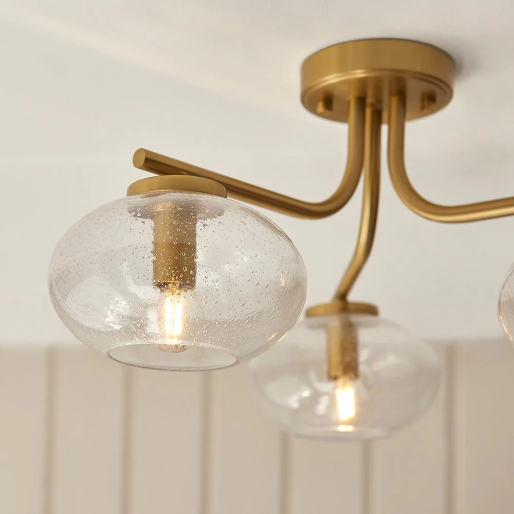Jacob 3Lt/ 5Lt Semi Flush Ceiling Light - Image 5