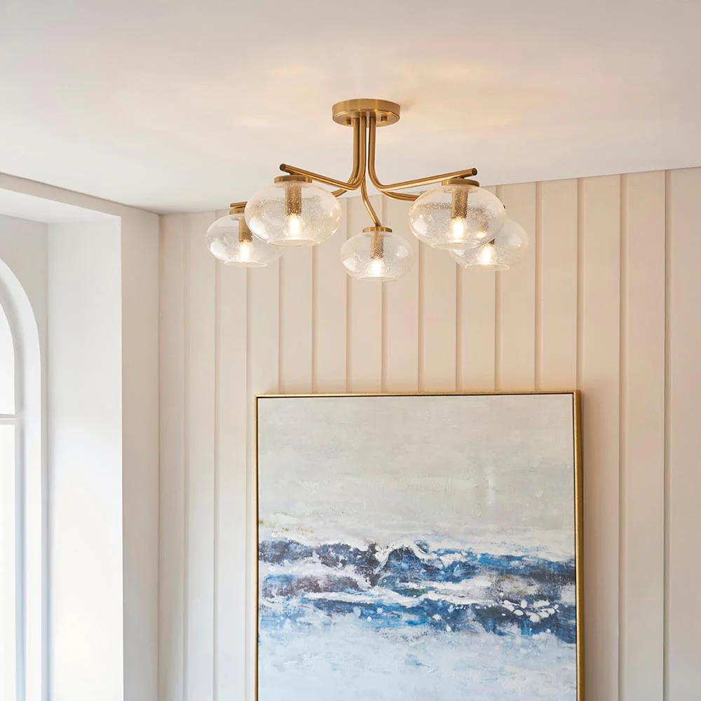 Jacob 3Lt/ 5Lt Semi Flush Ceiling Light - Image 7