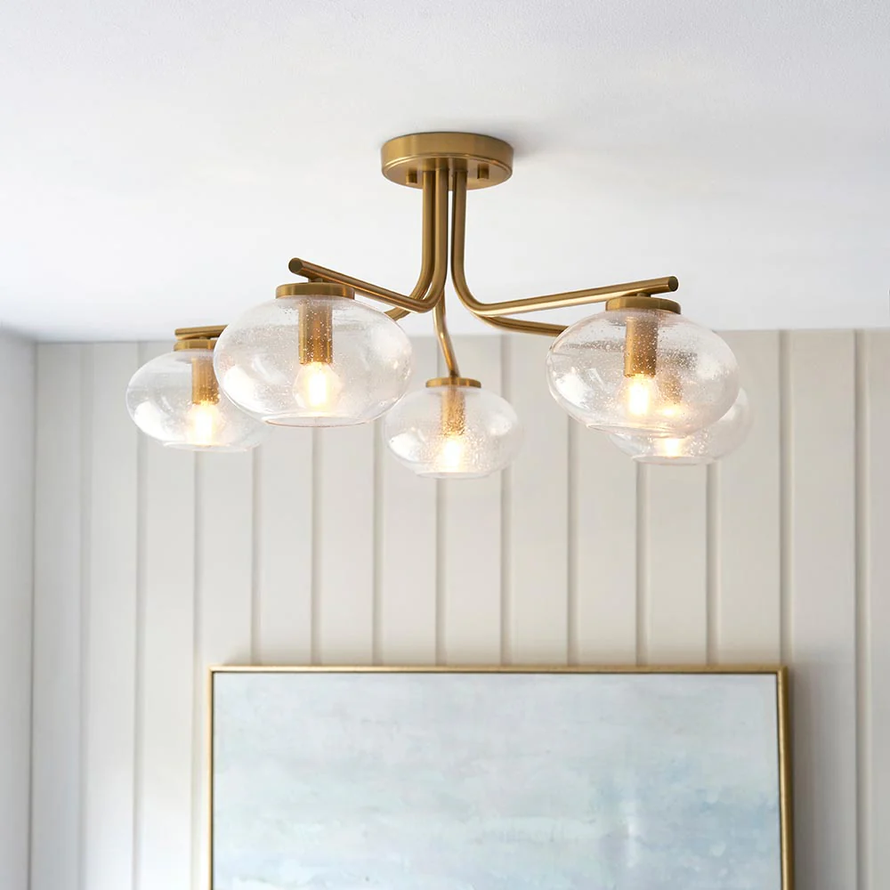 Jacob 3Lt/ 5Lt Semi Flush Ceiling Light - Image 8
