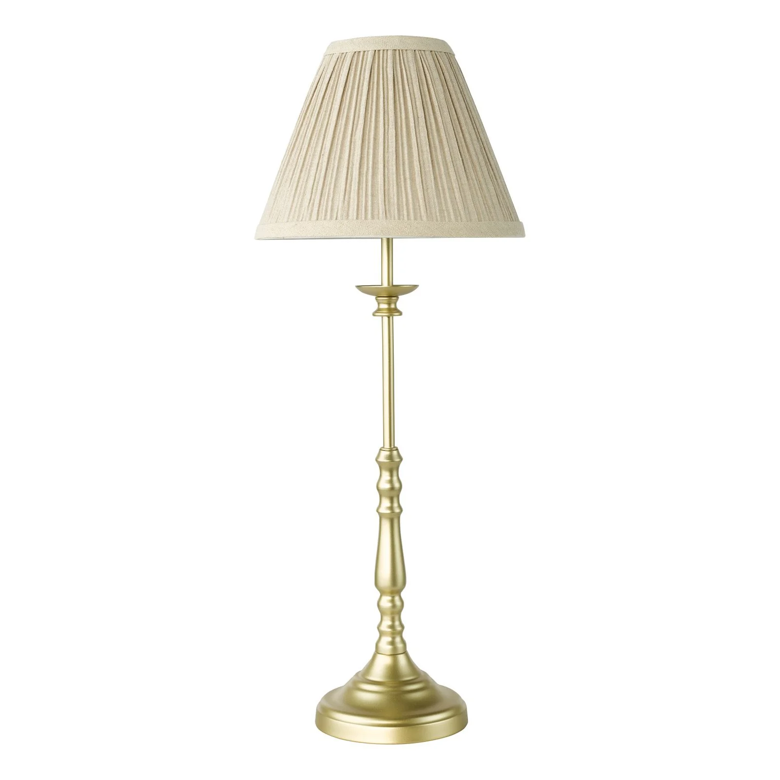 Judy Table Lamp- Satin Black/ Satin Gold With Shade - Image 6