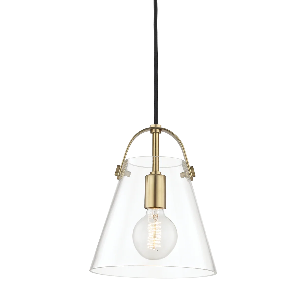 Karin 1Lt Pendant - Brass/Nickel