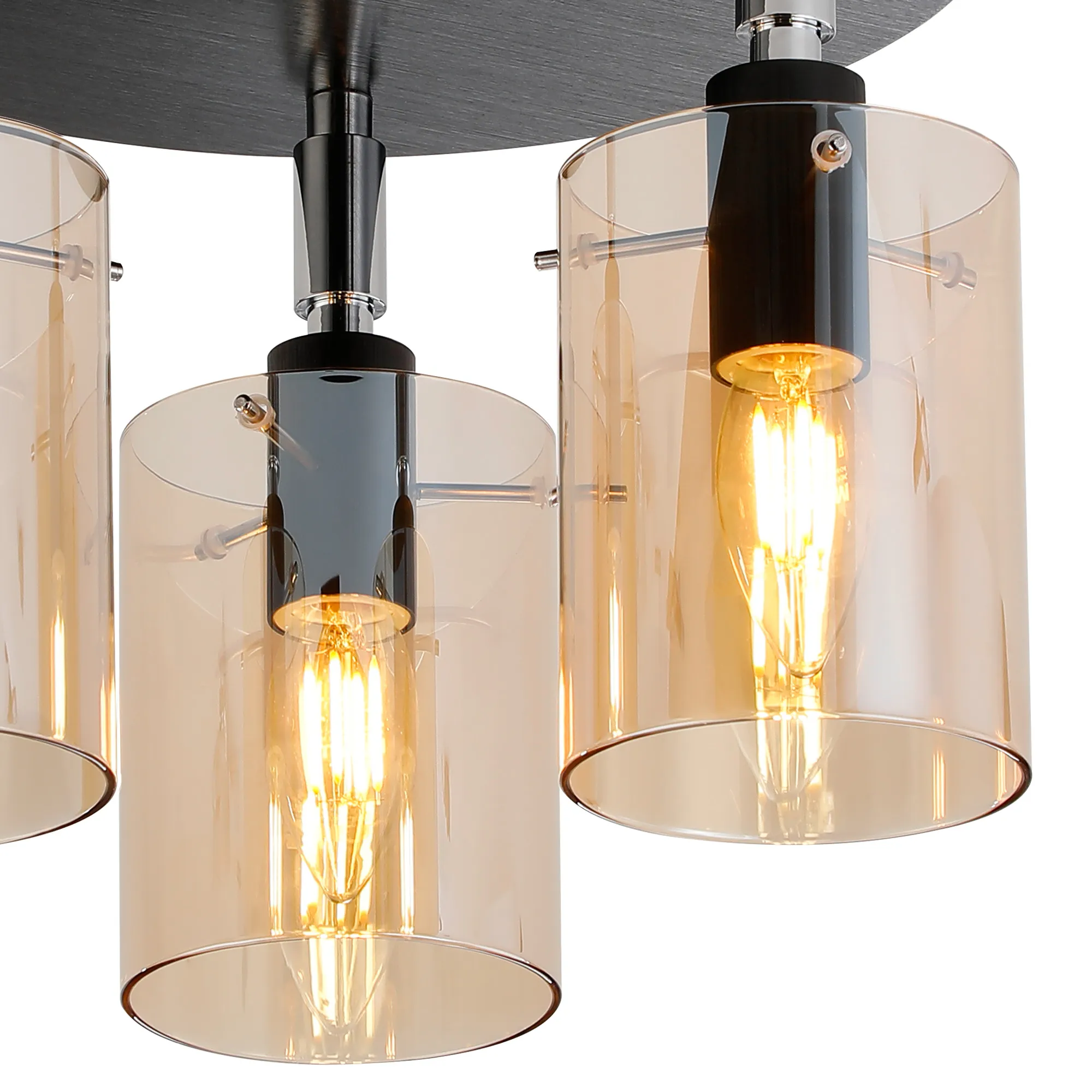 Karlo Semi Flush Bathroom Ceiling Light- Various Finishes - Image 12