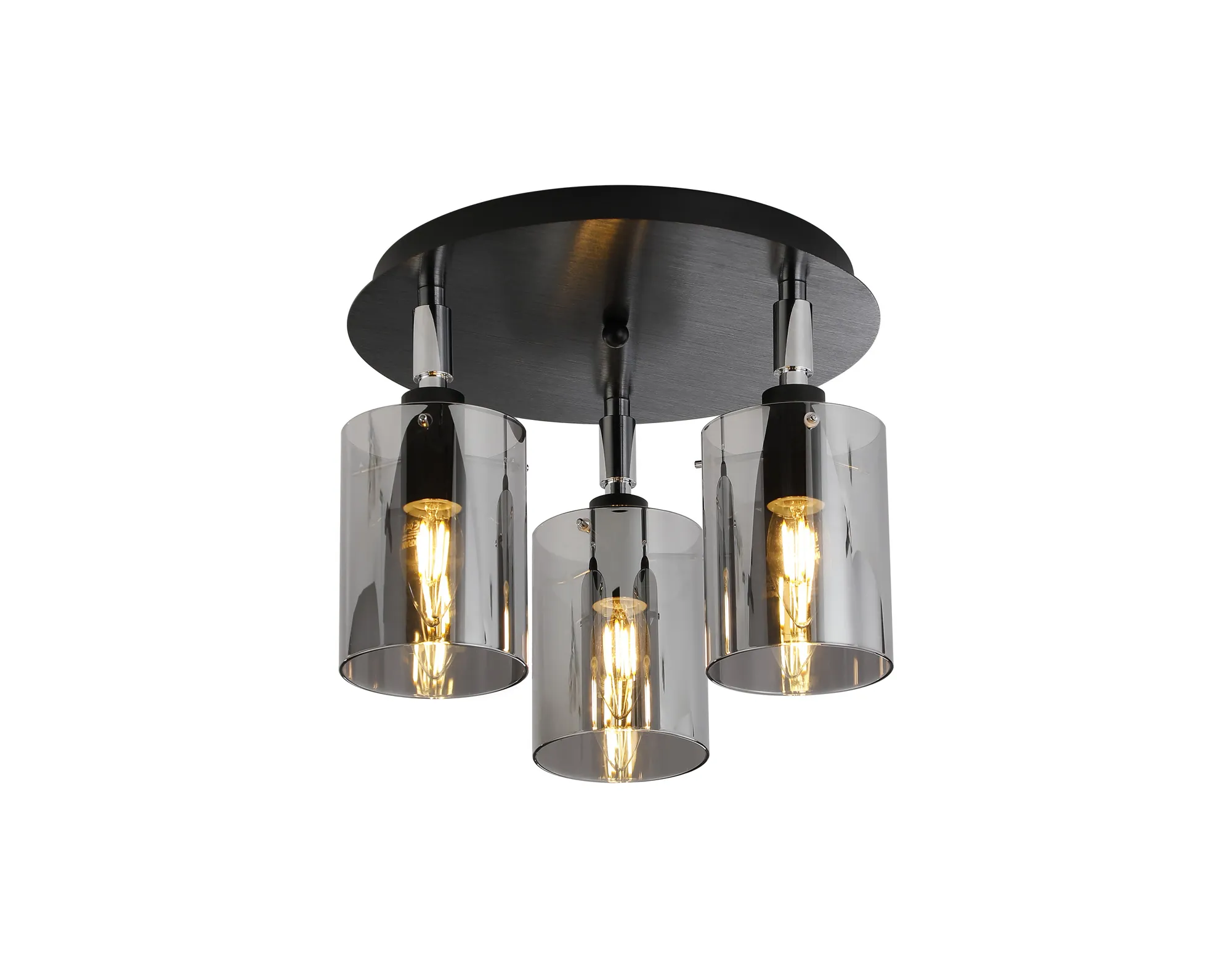 Karlo Semi Flush Bathroom Ceiling Light- Various Finishes - Image 3