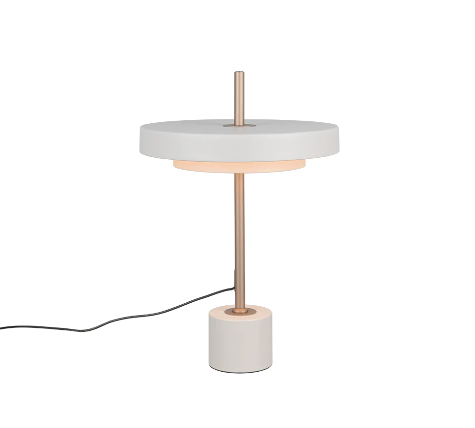 Keaton Table Lamp- Grey/ Black Gold Finishes