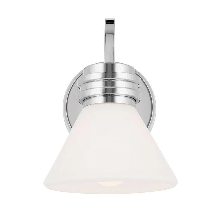 Kichler Farum 1 lt Wall Light IP44- Champagne Bronze/  Polished Chrome/ Black - Image 10